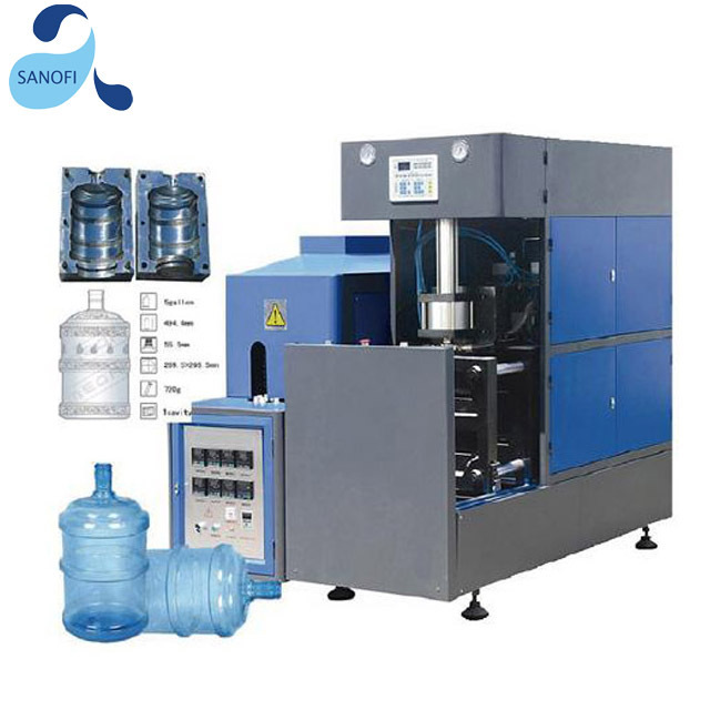 Semi-Automatic PET Preform Blowing 5 Gallon Plastic Bottle Making Machine