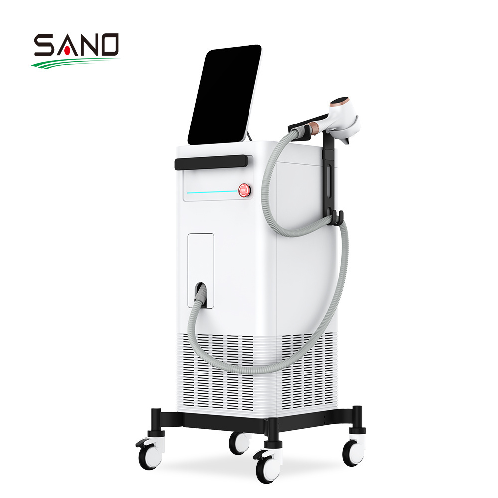 3000W 1800W High Power Diode Laser 755 808 1064 Laser Hair Removal Machine Stationary Adjustable  Laser