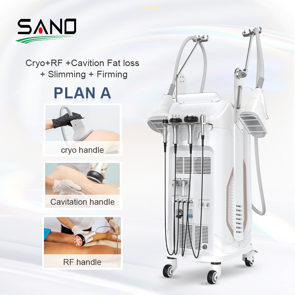 RF Head 360 Cryolipolysis Vacuum Cavitation System Except Cryolipolysis Slim Cool Shape Machine