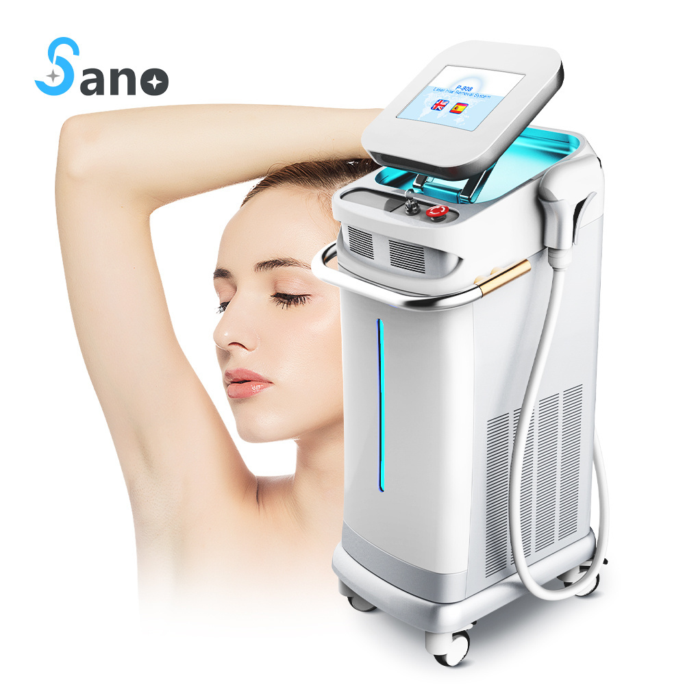 2022 Professional 20 Million Shot Vertical Cool 808nm Diode Laser Permanent Hair Removal Machine