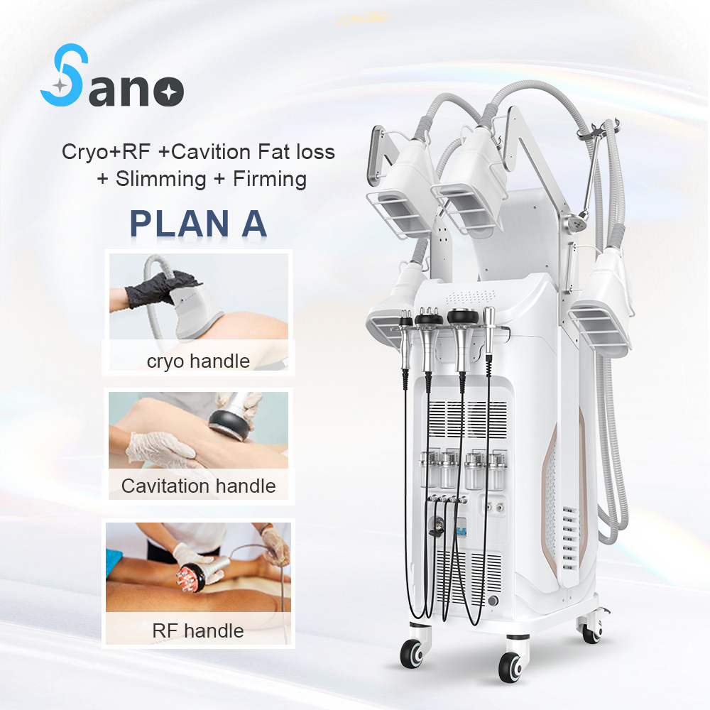 360 Cryolipolisis Cellulite Vacuum Fat Freezing 4 Cryo Handles CryoLipolysis Slimming Machine