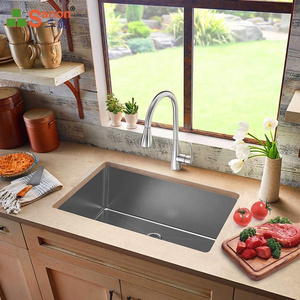 30 Inch Single Bowl Kitchen Sink 18 Gauge Sus 201 304 Stainless Steel Kitchen Sink Undermount With Faucet