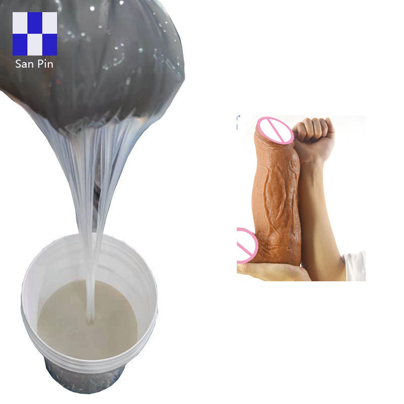 Free Sample liquid silicone addition cure silicone rtv2 platinum silicone rubber for sexy toys dildo penis making