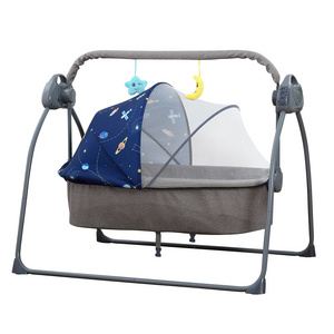 Multi Functional  electricity Baby Bed swing spot goods sway Crib  child teeter cradle rocking basket for newborn's cot