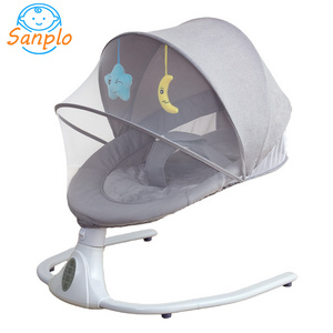 Smart Electric  baby cradle Kids' swing chair for kids sway Crib rocking basket child baby swing for infants