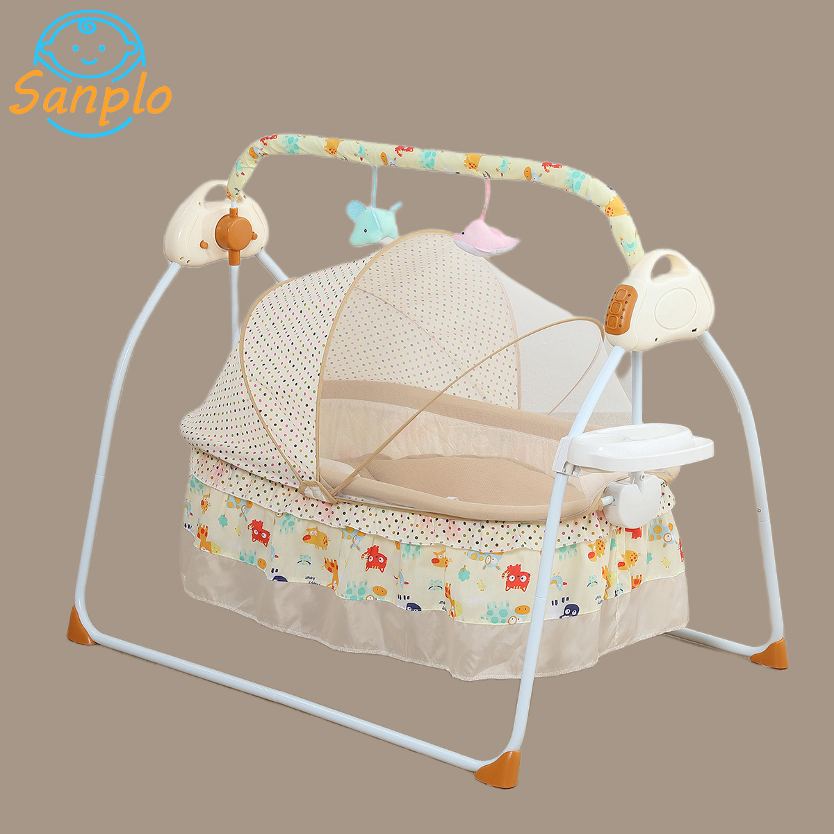 Smart Electric  baby cradle Kids sway Crib rocking basket child Baby Bed swing