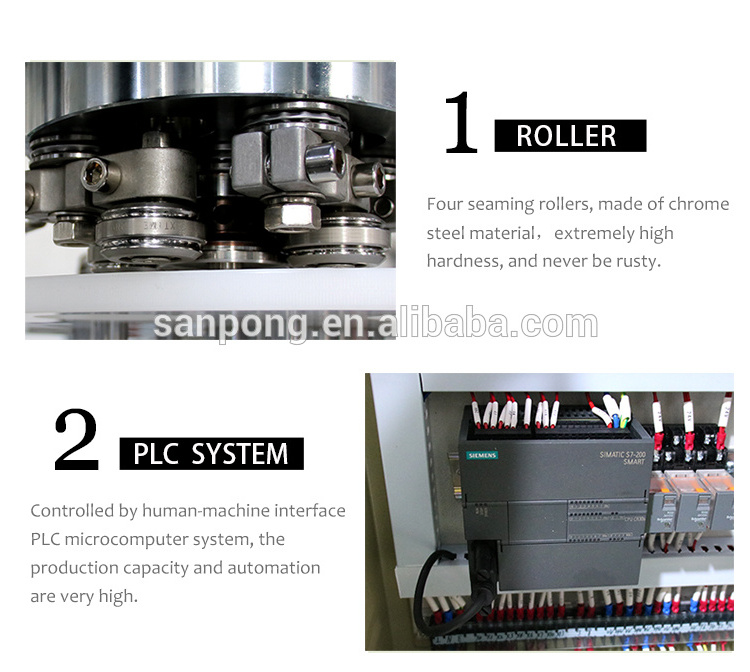 High Quality Full Automatic Tin Can Sealing Machine Can Seamer Metal Tin Can Seaming Machine