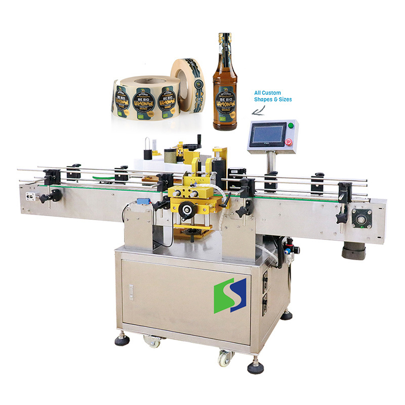 Hot sale automatic sticker labeling machine factory use labeling machine for bottles