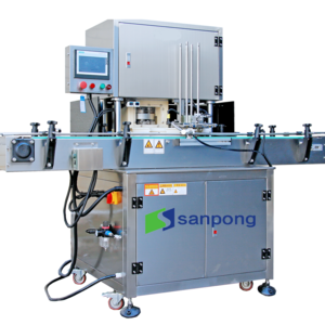 guangdong sealing machine for PET plastic cans/tin cans/aluminum cans food canning sealer