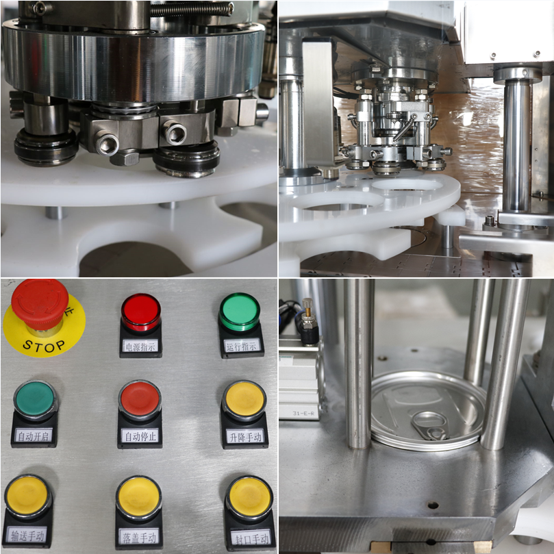 Semi automatic soda can sealing machine/ Food canning machine and can seamer