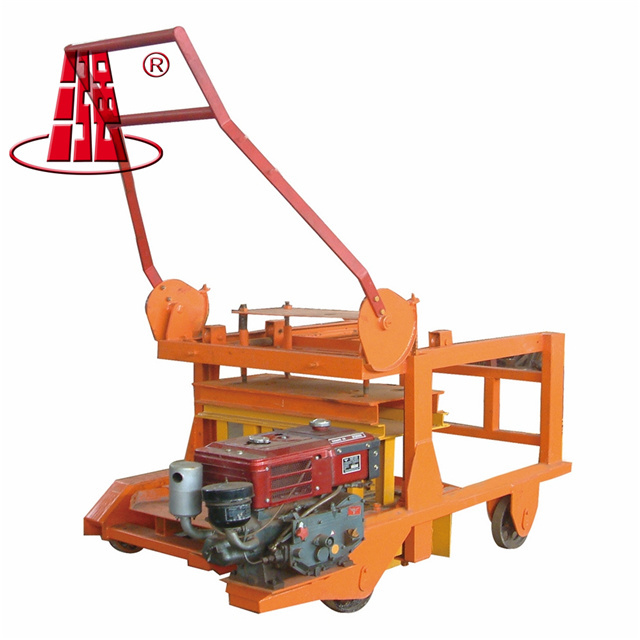 Mobile save labour interlocking making machine Brick Machinery Paver road construction building blocks machinery