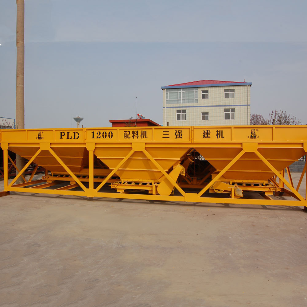 PLD Series Aggregate batching machine cement hopper and  Said part of the concrete mixing plant material batching