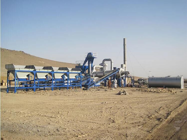 DHB80 Asphalt Mobile Plant Portable Asphalt Drum Plant  Hot Mixer Mobile Drum Asphalt Plant