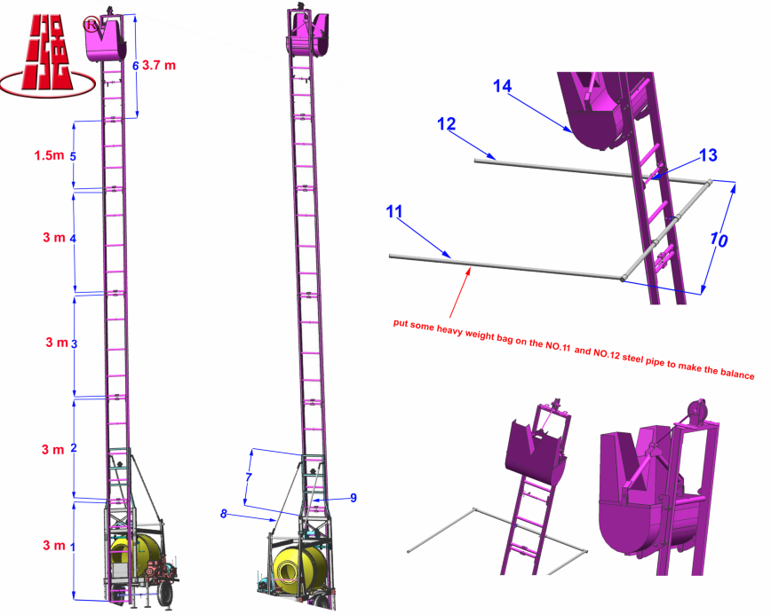 Mini JZC350 Mobile Diesel concrete mixer machine with Lift Hopper concrete mixer  hydraulic lifting hopper Construction Mixer