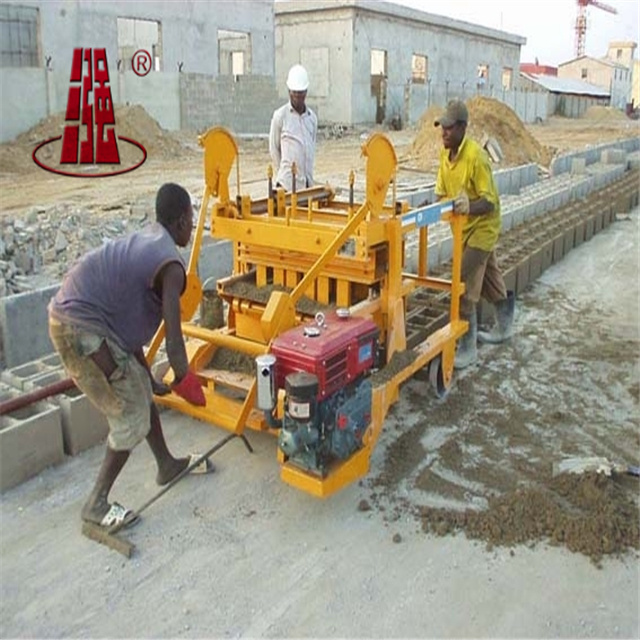 Mobile save labour interlocking making machine Brick Machinery Paver road construction building blocks machinery