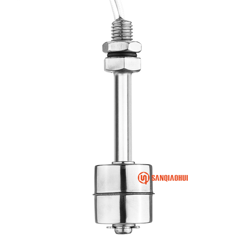 SQH107 M10 Stainless steel magnetic float level switch water proof rod length L100mm vertical installation 110V float switch