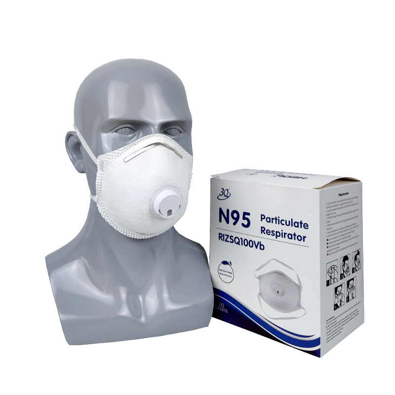 Wholesale NIOSH N95mask 3D Cup Disposable Particulate Filter Anti Dust Safty Facemask N95 Mask With Exhalation Valve