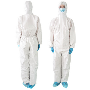 3Q Overall Type4B/5/6  factory wholesale non woven Safety Disposable Medical Protective Clothes coverall