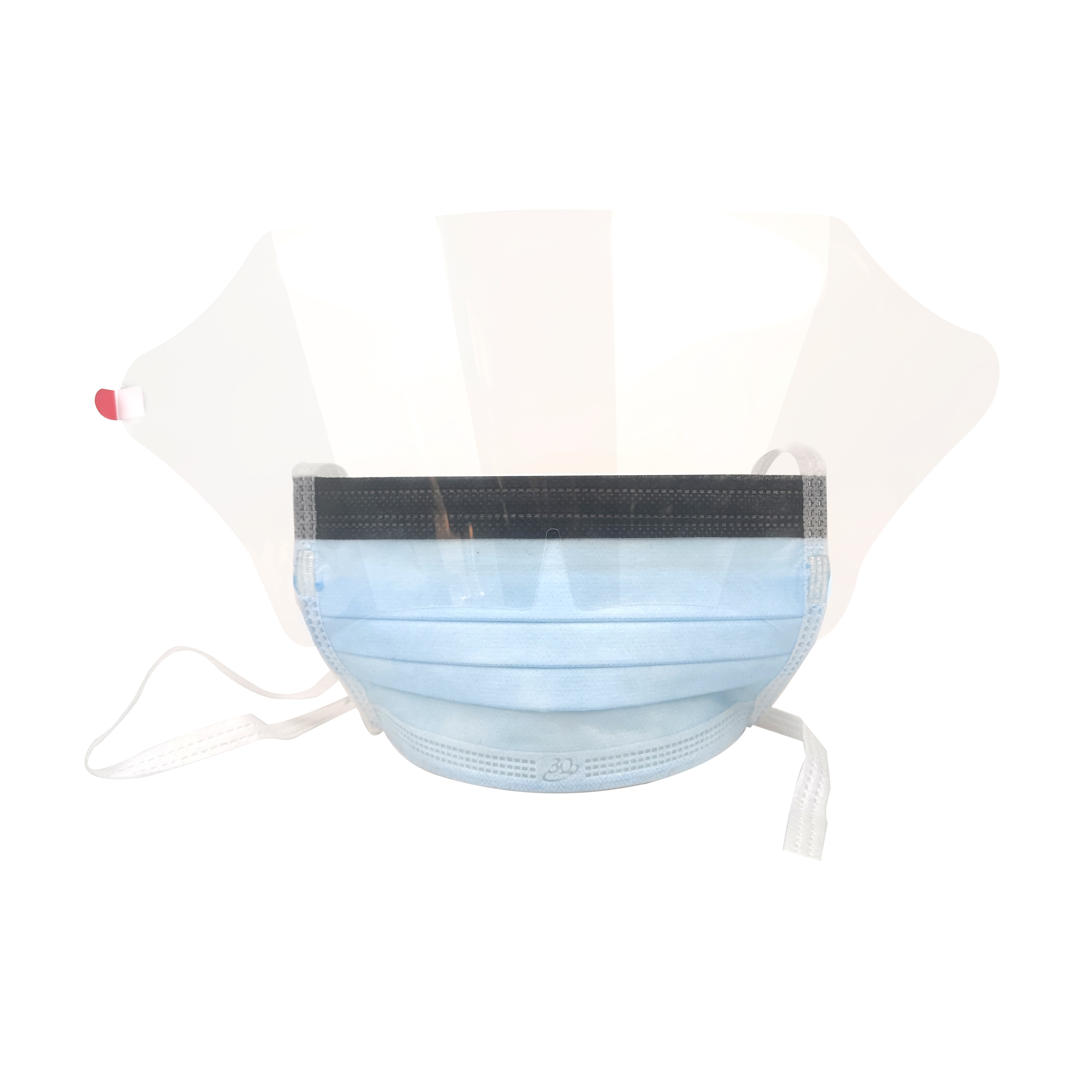 Sanqi Level 2 3 TYPE Visor Hospital Clinic Dental Protective Anti Splash Eye Shield Facemask Medical Disposable Surgical Mask