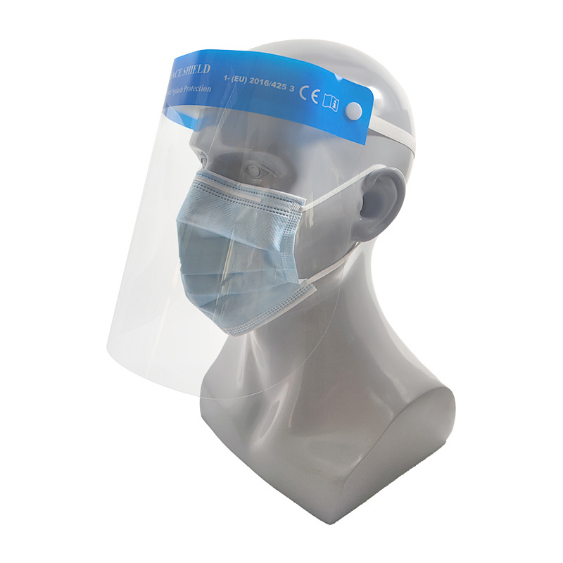 PPE Eye Protection Anti Splash Anti Fog Medical Disposable Isolation Dnetal Face Shield Transparent Coverings