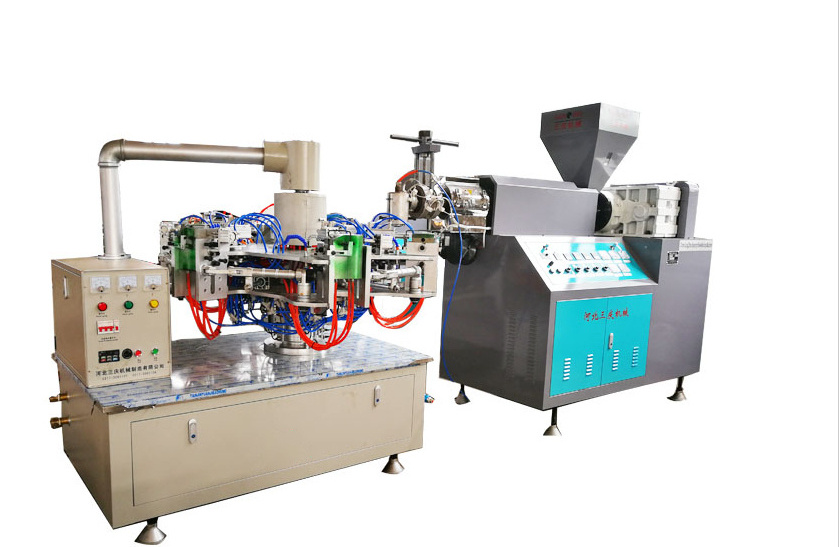 LDPE six station ice lolly tube /toy jelly tube /ice lolly soft bottle ice pop plastic tube extrusion blowing molding machine