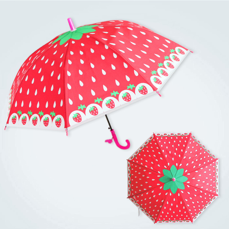 Wholesale Cartoon Lovely Mermaid Princess Kids Straight Umbrella For Children's Gift Outdoors Long Handle Umbrella With Whistle