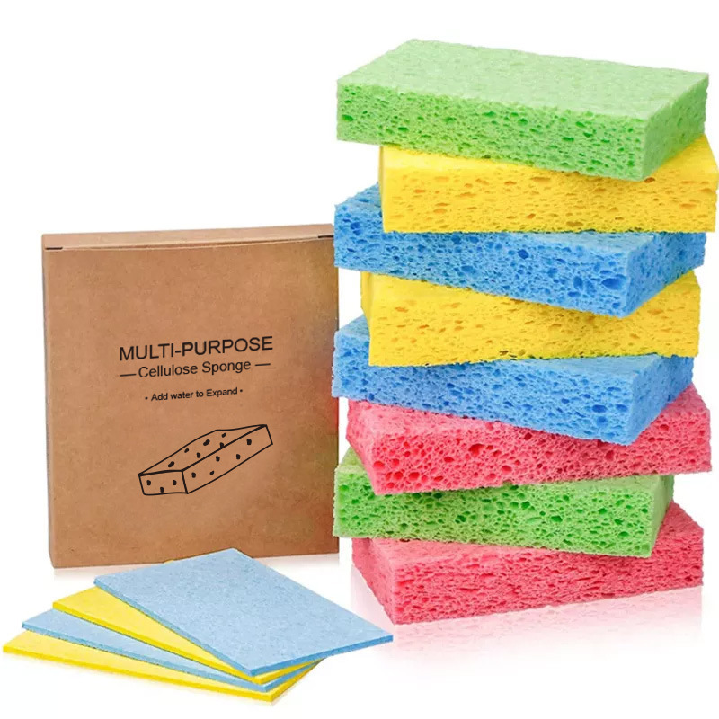 New Product Magic Eco Friendly Compressed Cellulose Dish Washing Sponge For Kitchen