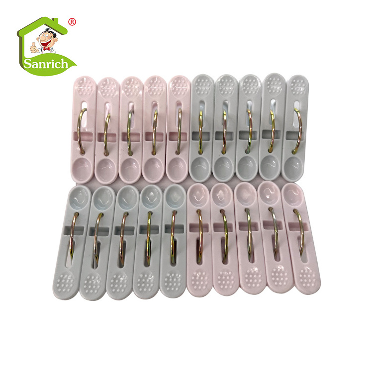 Plastic Clothespins Mini ClothesLine Rope Clips Socks Clip Laundry Clothes pin Clothes Pegs