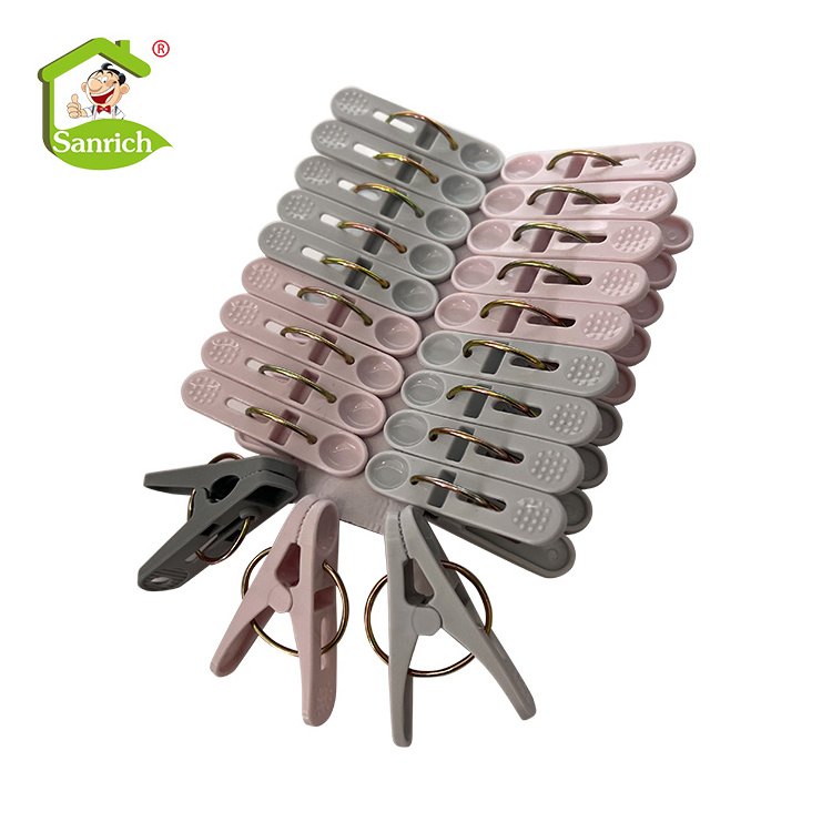 Plastic Clothespins Mini ClothesLine Rope Clips Socks Clip Laundry Clothes pin Clothes Pegs