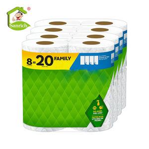 Disposable Kitchen Roll Paper Towel Oil Cleaning Kitchen Paper Hot Sale 2ply Dot White Toilet Tissue Paper