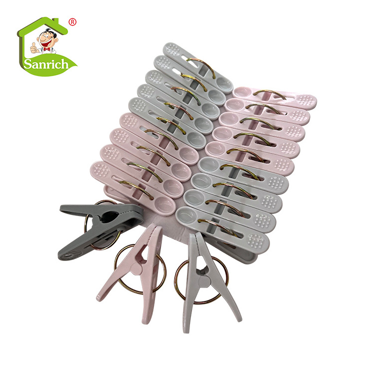 Plastic Clothespins Mini ClothesLine Rope Clips Socks Clip Laundry Clothes pin Clothes Pegs