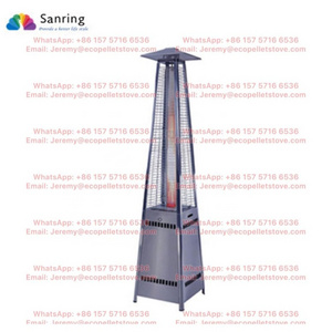 Outdoor patio pellet heater, outdoor pellet fireplace