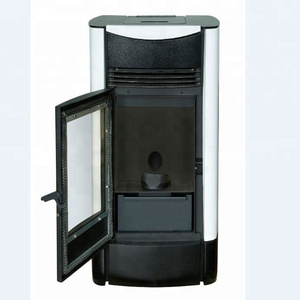 European style wood pellet stove with remote controller