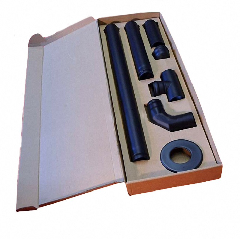 Complete pellet stove vent kit pipe