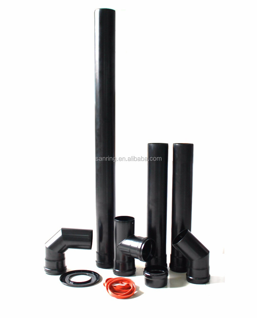 pellet stove chimney pipe 80mm,flue kits,vent kits para estufa a pellets