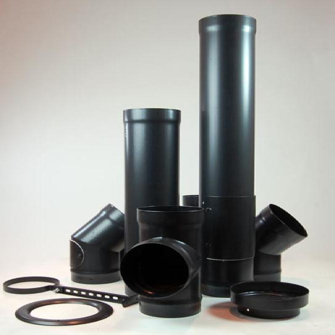 Complete pellet stove vent kit pipe