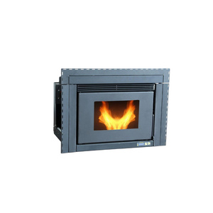 Biomass insert pellet stove, high output pellet fireplace insert