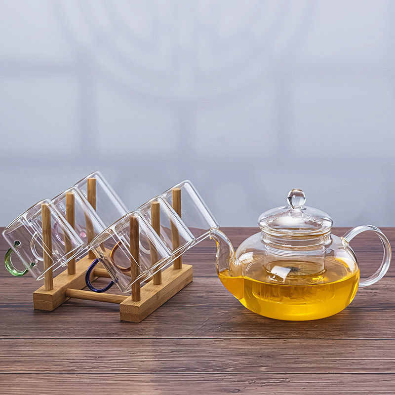 Glass Teapot Gift Set Borosilicate Glass Tea Pot With Infuser For Stovetop Safe For Blooming Loose Leaf Tea Tea Maker