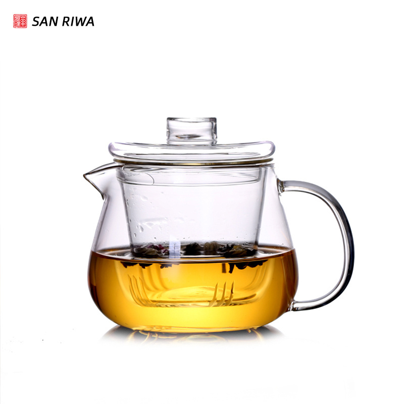 Stovetop and Microwave Safe Kettle and Tea Maker Teapot with Removable Loose Tea Filter