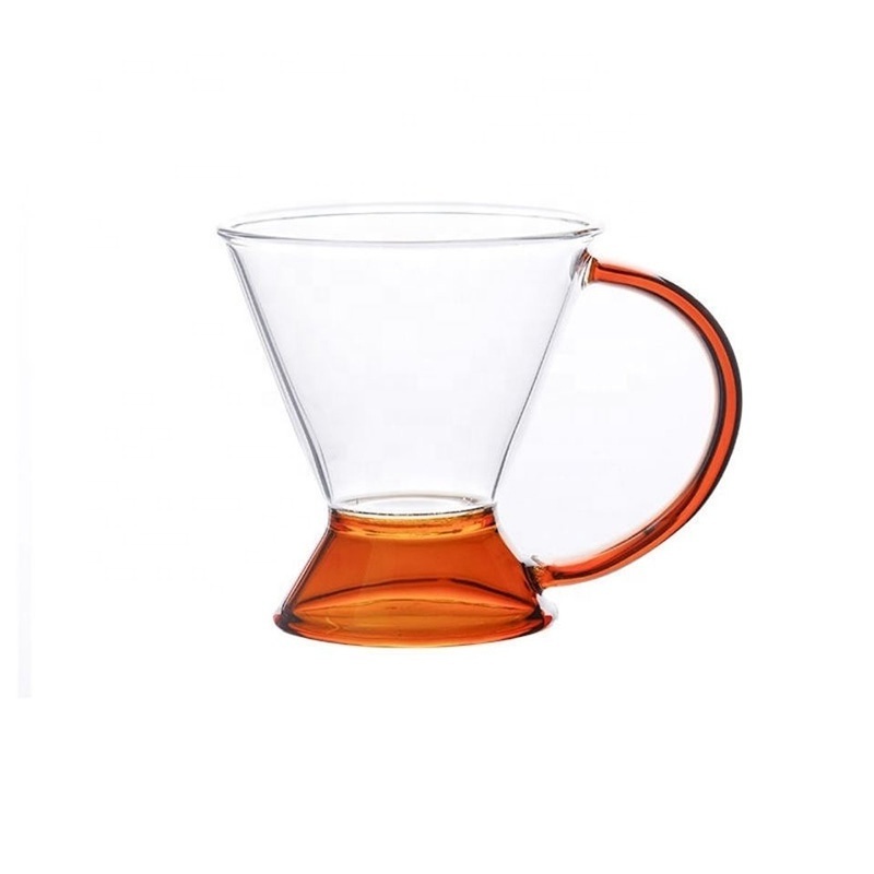 600ml Clear Glass Teapot with Removable Loose Tea Glass Infuser Modern High borosilicate Tea Kettle and Tea Maker