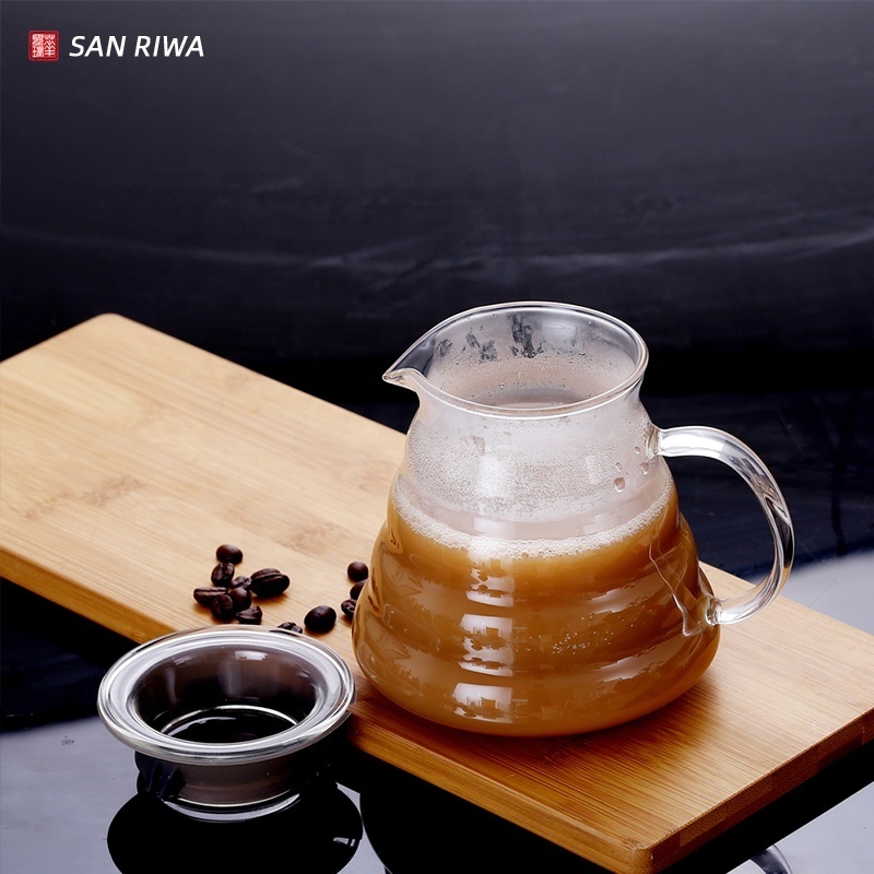 Wholesale 500ml High Borasilicate Glass Server Drip Coffee & Tea Pot kitchen Machine