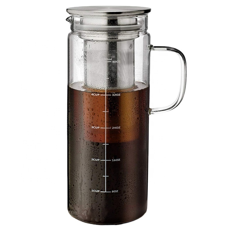 cold brew coffee maker 1.5 l Iced coffee maker  Iced tea maker airtight cold brew pitcher coffee accessories cold brew system