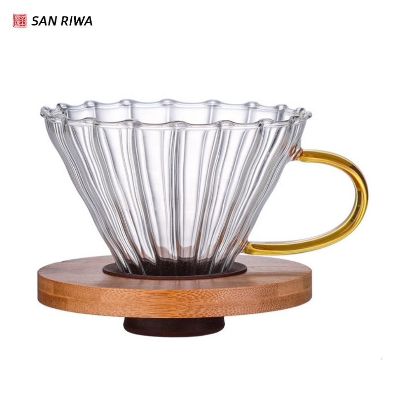 Wholesale Clear Range Coffee Server Standard Glass Coffee Carafe 400ml 600ml Coffee Tea Pot