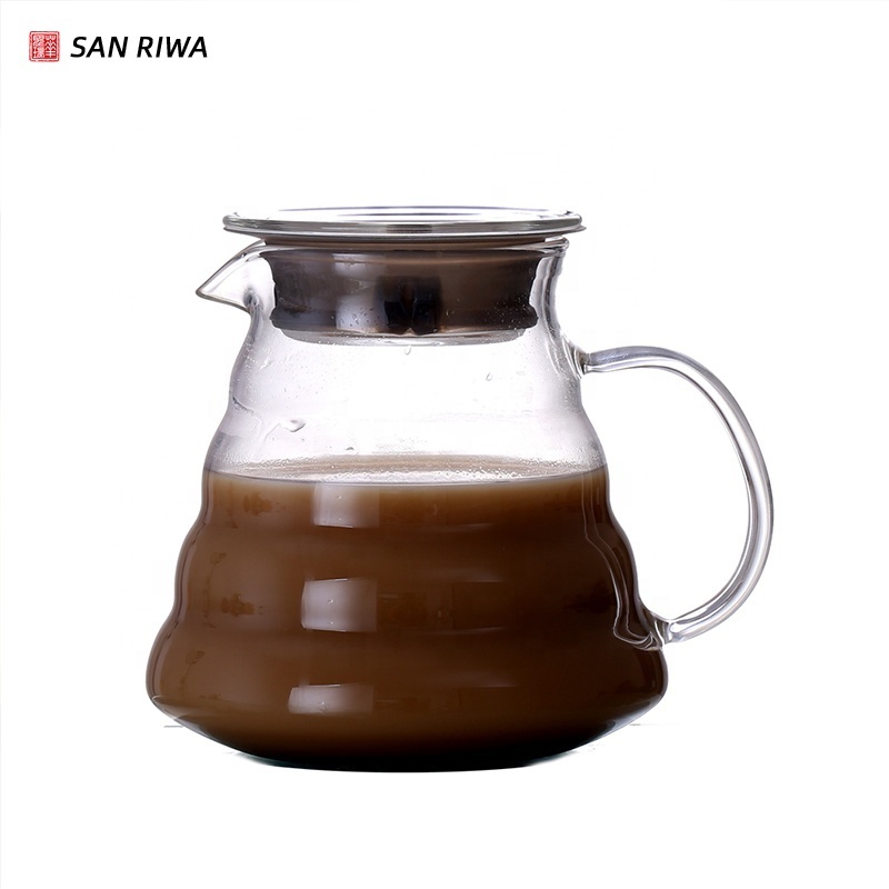 Wholesale 500ml High Borasilicate Glass Server Drip Coffee & Tea Pot kitchen Machine