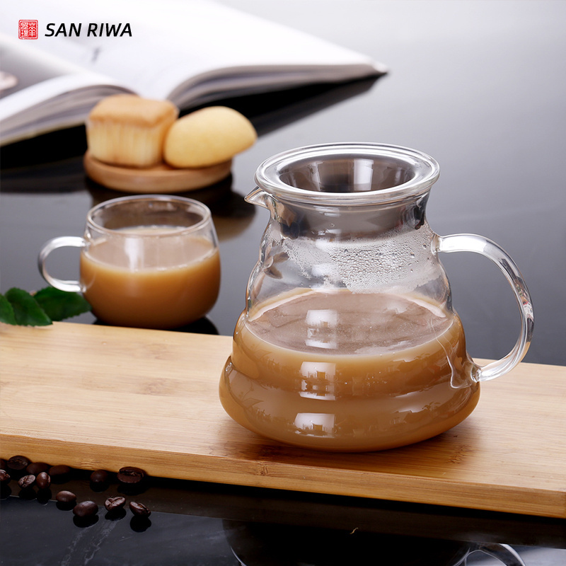 Wholesale 500ml High Borasilicate Glass Server Drip Coffee & Tea Pot kitchen Machine