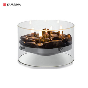 Factory High Borosilicate Glass Electric Fireplace Heater