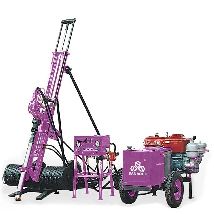 Portable Drilling Machine Mining Hydraulic Borehole Pneumatic Small DTH Drilling Rig