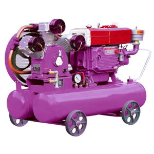 Cheap price W3.0/5 piston air compressor mining 5bar portable industrial diesel air compressor