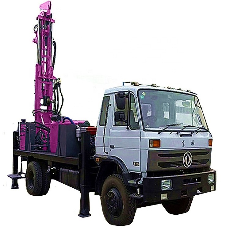 Truck mounted water well drilling rig deep 300meter hydraulic water well drilling rig machine