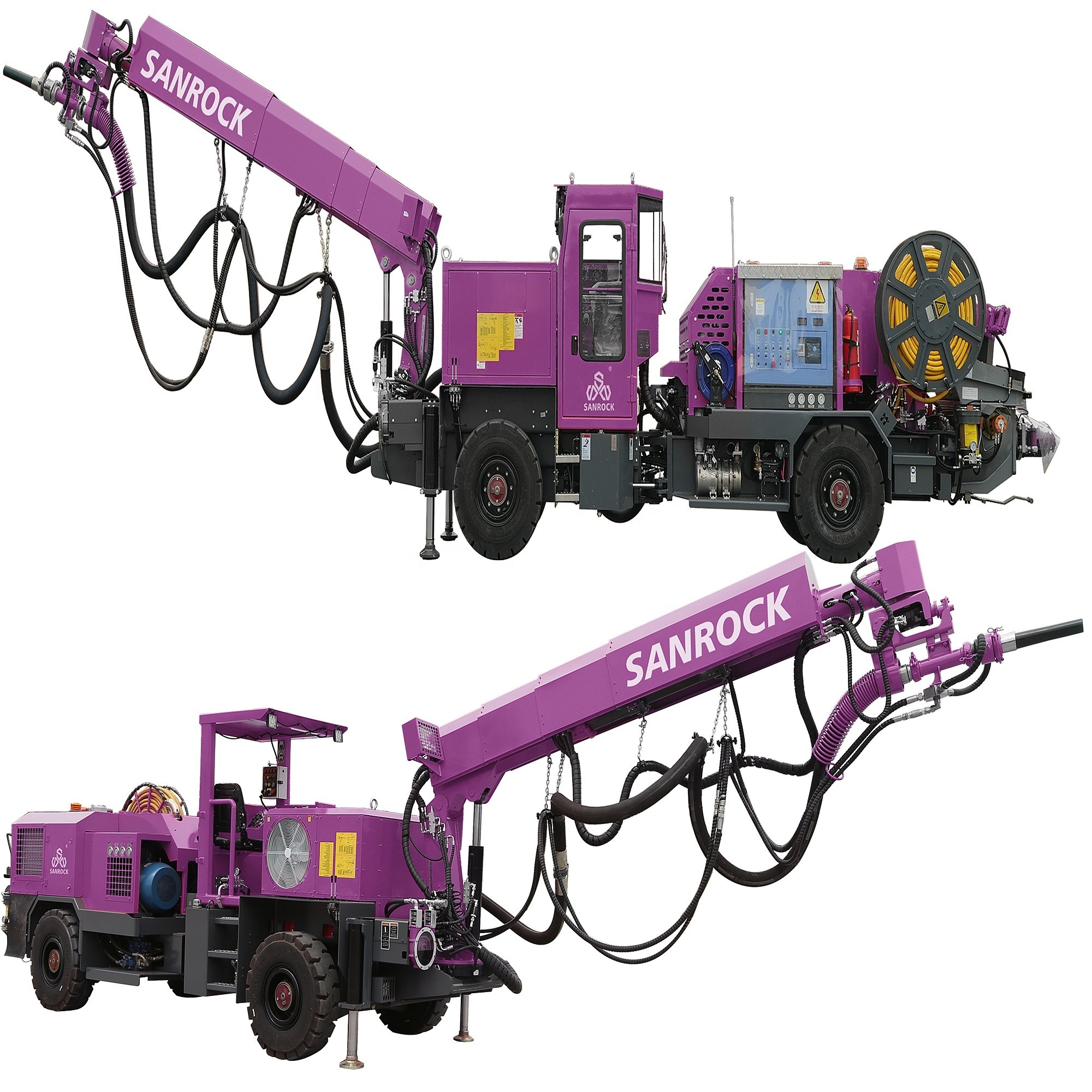 Underground Concrete Shotcrete Machine Hydraulic Spraying Equipment Tunnel Shotcrete Machine For Sale